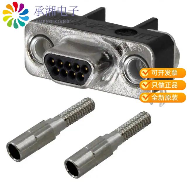 正品MDSM-9PE-Z10-VR25原装CONN -D PLUG 9POS R/A SLDR