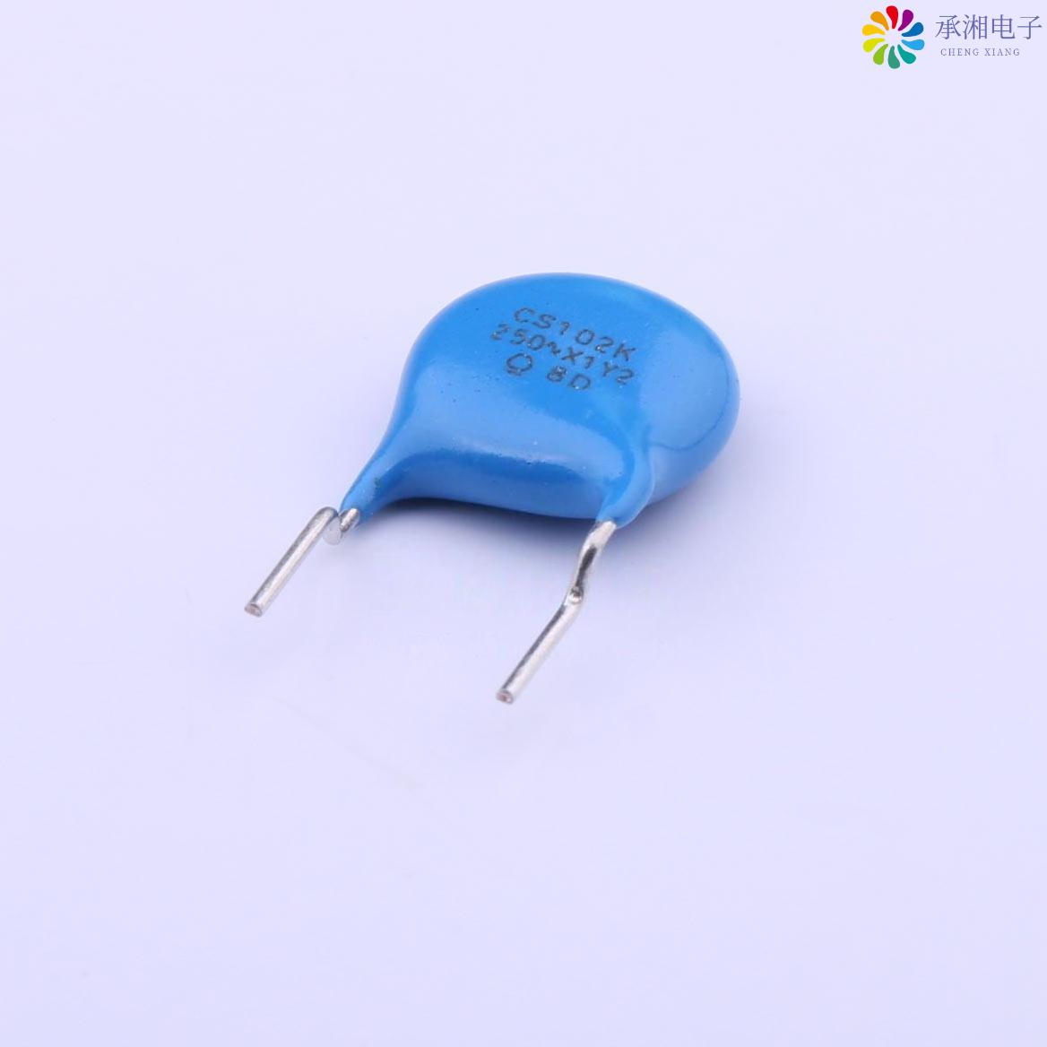 正品CS10-B2GA102KYNSA原装等级:X1,Y2 1nF ±10% 250VAC