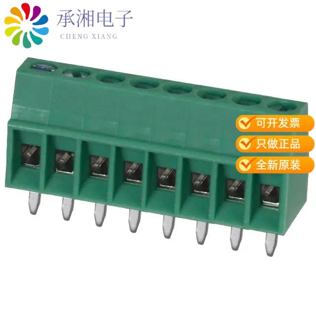 正品1725711原装TERM BLK 8P SIDE ENT 2.54MM PCB