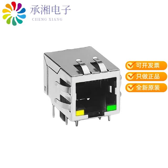 正品JX00-0027NL原装CONN JACK 1PORT 100 BASE-TX PCB