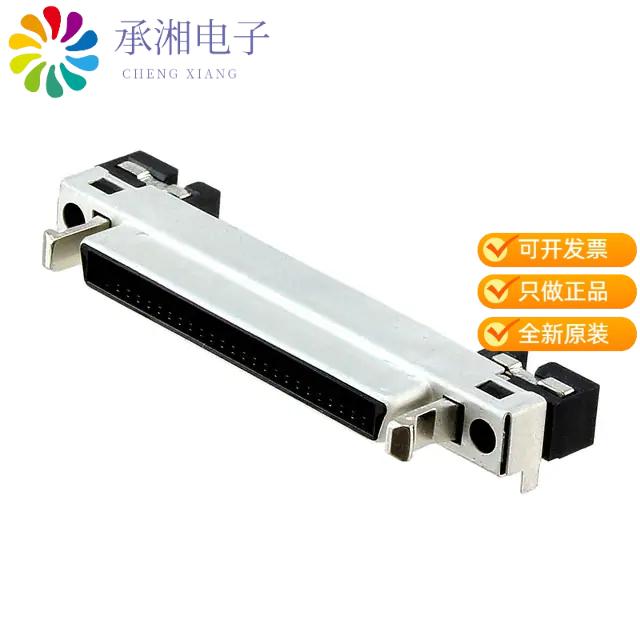 正品DH60A-51P原装CONN SCSI RCPT 51POS R/A SOLDER