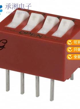 正品76SB04ST原装SWITCH ROCKER DIP SPST 150MA 30V