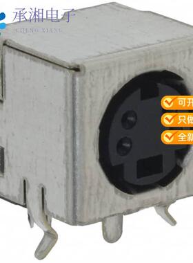 正品5749181-1原装CONN RCPT FMALE MINI DIN 4P SLDR