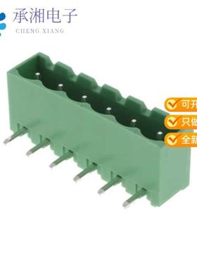 正品2350513-6原装6POS TB HDR 90 DEG PITCH 5.0 & T