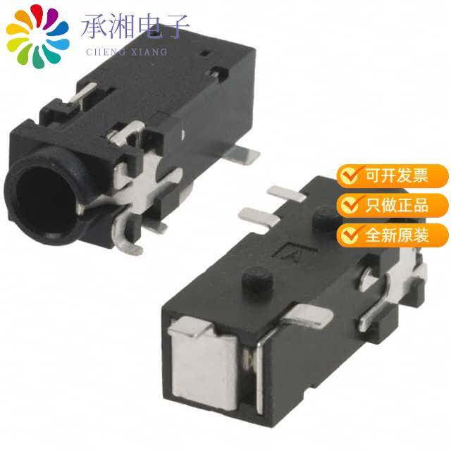 正品SJ-43516-SMT-TR原装CONN JACK 4COND 3.5MM SMD R/A