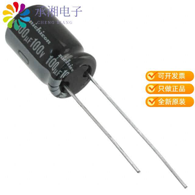 正品UVK2A101MPD原装CAP ALUM 100UF 20% 100V RADIAL
