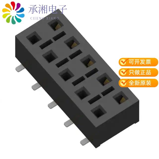 正品HLE-105-02-L-DV-BE-K-TR原装CONN RCPT 10POS 0.1