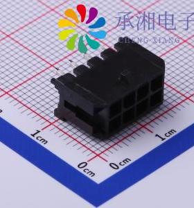 正品M3025V-2x4P原装线对板 间距3mm 2x4P 直插 黑色