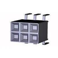 正品6-534267-4原装CONN RCPT 6POS 0.1 GOLD PCB