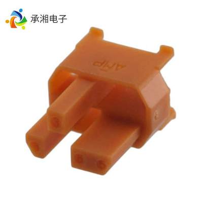 原装连接器6-100525-3/CONN CODING KEY MALE ORANGE PCB