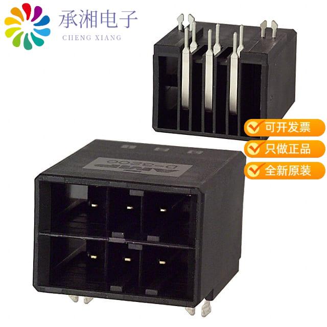 正品1-178139-3原装CONN HEADER R/A 6POS 5.08MM