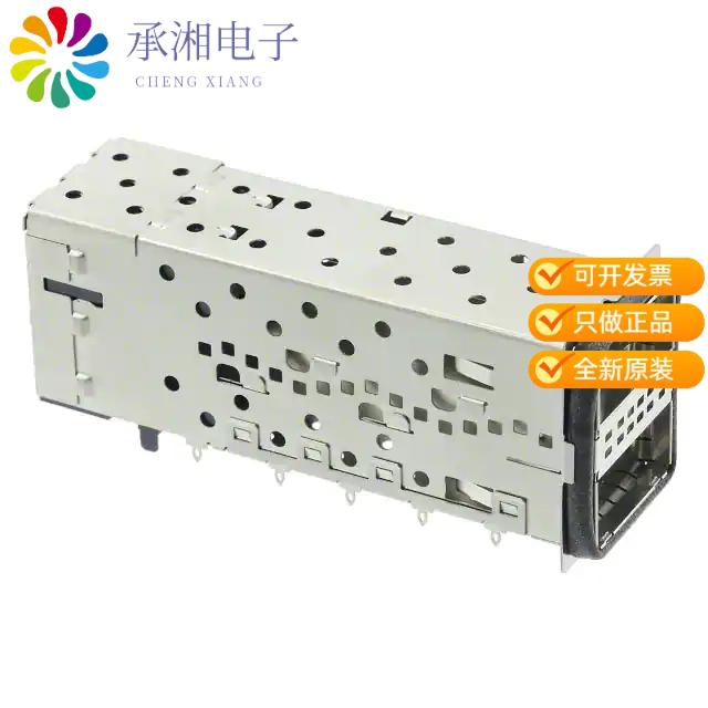 正品2085945-4原装CONN QSFP+ RCP W/CAGE 1X2 76P RA