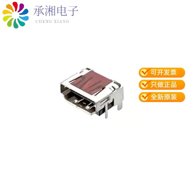 正品1747981-2原装CONN RCPT HDMI 19POS PNL MNT R/A