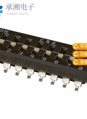 正品SD08H0SB原装SWITCH SLIDE DIP SPST 100MA 25V