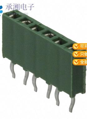 正品215297-6原装CONN RCPT 6POS 0.1 GOLD PCB