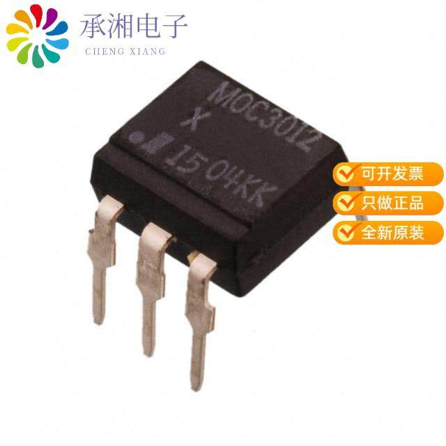 正品MOC3083X原装OPTOISOLATOR 5.3KV TRIAC 6DIP