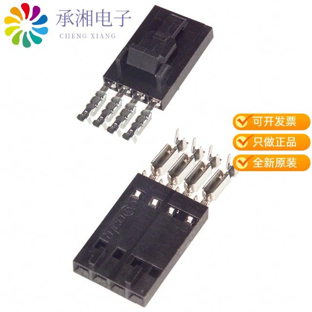 正品5-103957-3原装CONN RCPT 4POS IDC 22-26AWG GOLD