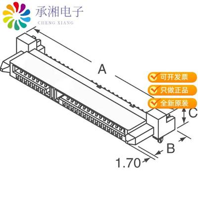 正品10029364-011TRLF原装CONN SATA RCPT 22POS SLD R