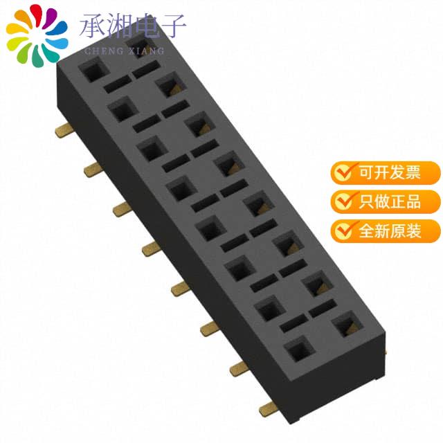 正品HLE-108-02-G-DV原装CONN RCPT 16POS 0.1 GOLD SMD