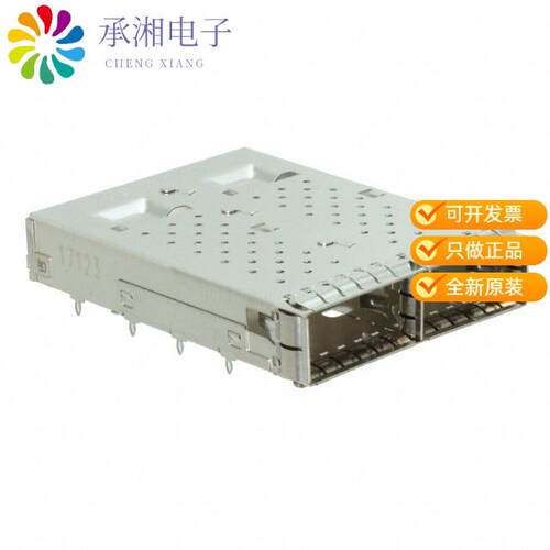 全新2300281-1正品CONN QSFP28 CAGE 1X2 PRESSFIT RA