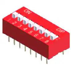 正品NDS-10V原装拨码开关 间距2.54mm 10位 直插
