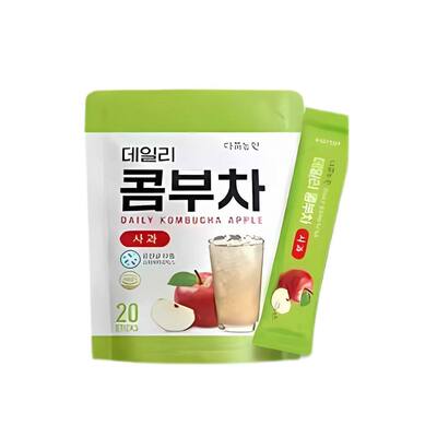 DANONGWON大农茶社苹果康普茶1袋20包苹果汁同益生菌水果养生茶