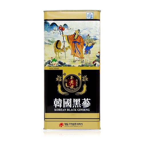 不老健BULOGEON 6年根高丽黑参特大300g滋补易吸收补气益脑补气血