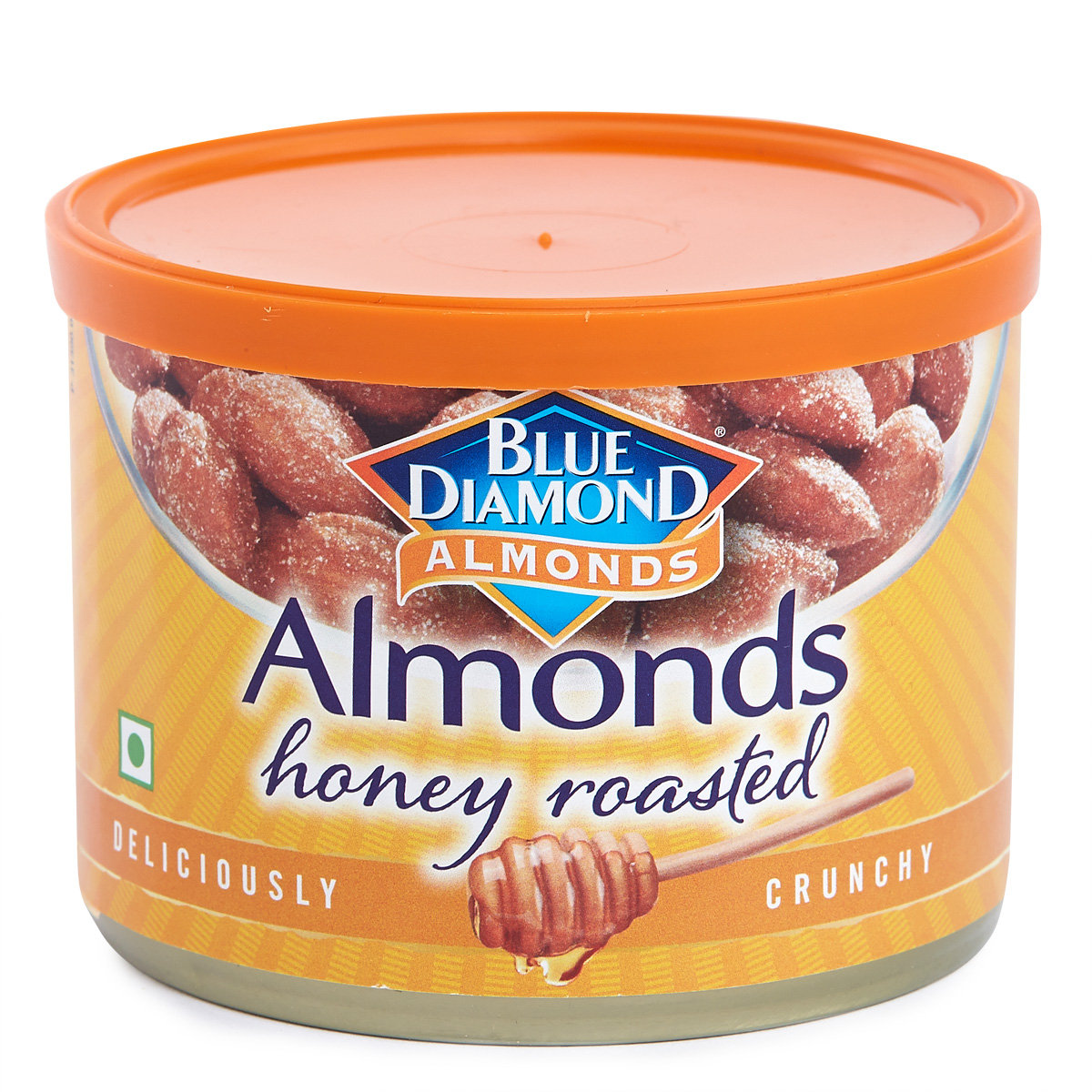 香港进口美国BLUEDIAMOND罐装蜜糖杏仁扁桃仁果年货零食休闲坚果