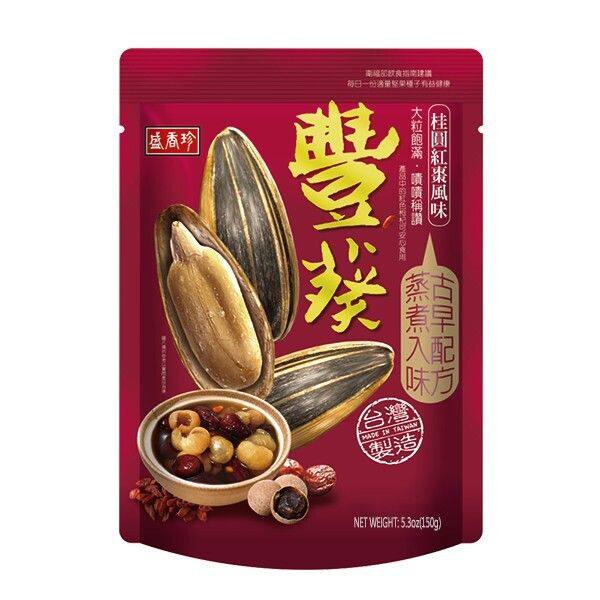 香港进口盛香珍香瓜子桂圆红枣超大颗粒追剧过节干果小零食