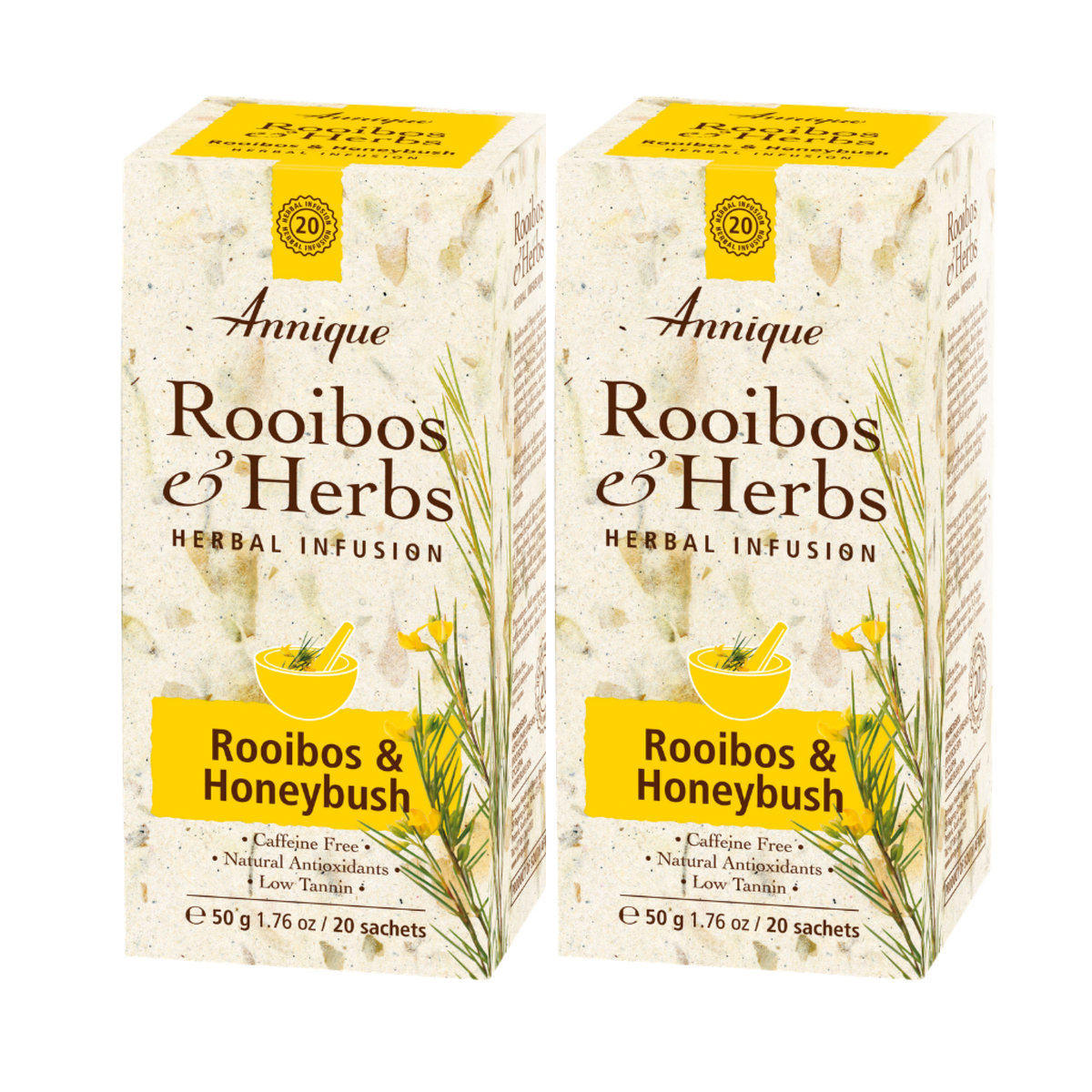 进口ANNIQUE rooibos南非茶博士茶蜜树茶缓解恶心肠胃不适两盒装