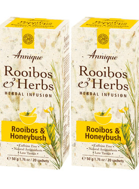 进口ANNIQUE rooibos南非茶博士茶蜜树茶缓解恶心肠胃不适两盒装