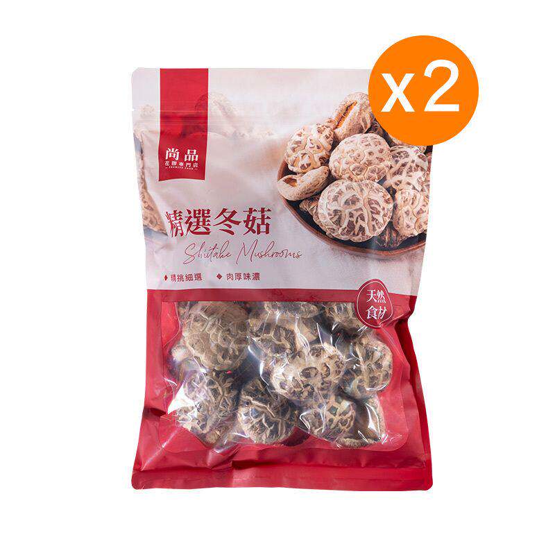 尚品 - 原木白花菇无脚中国300克x2包
