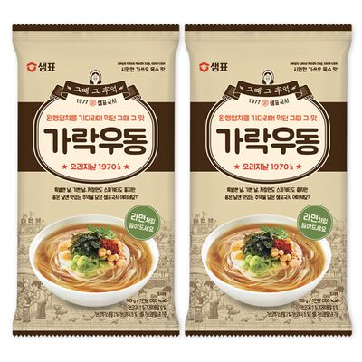 春川 韩式鲣鱼汤面103GX22袋装包装调味品酱类调料速食美味新品版