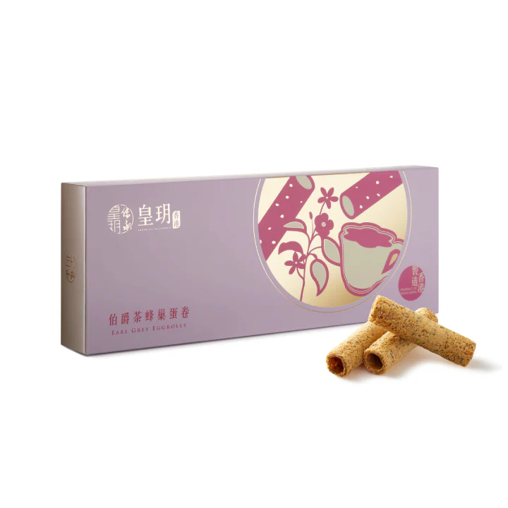 香港进口皇玥伯爵茶蜂巢蛋卷精装礼盒