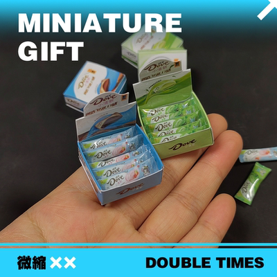 迷你小玩具娃娃屋微缩食玩小布ob11模型零食场景不能吃巧克力仿真