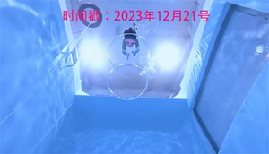 水下圆形气泡 训练闭气 拍照潜水玩具 潜水海豚水母圈圈