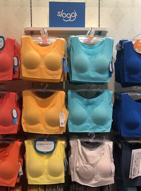 日本黛安芬sloggi无钢圈内衣无痕文胸运动背心式水滴式内衣包邮