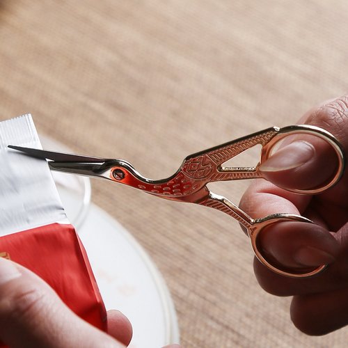 六合堂茶配件茶叶包尖剪刀小型