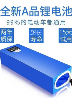 48V电动车锂电池36V电瓶60V电池适用滑板车代驾折叠滑板车希洛普