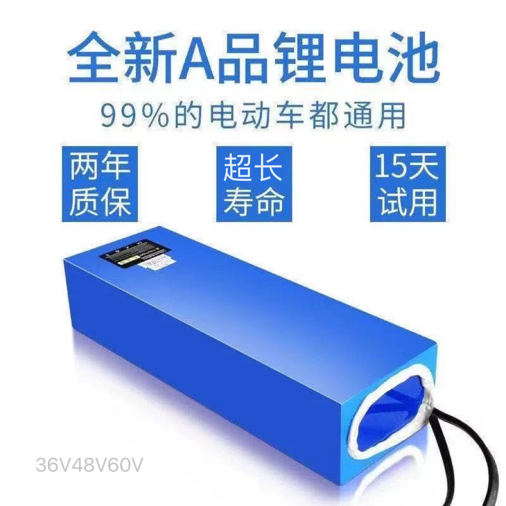 48V电动车锂电池36V电瓶60V电池适用滑板车代驾折叠滑板车希洛普