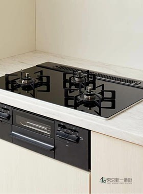 日本NORITZ/能率fami系列燃气灶三眼头嵌入式天然气带明火烤箱