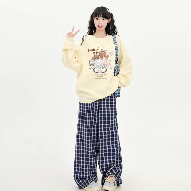 韩剧套装茶系穿搭小个子两件套