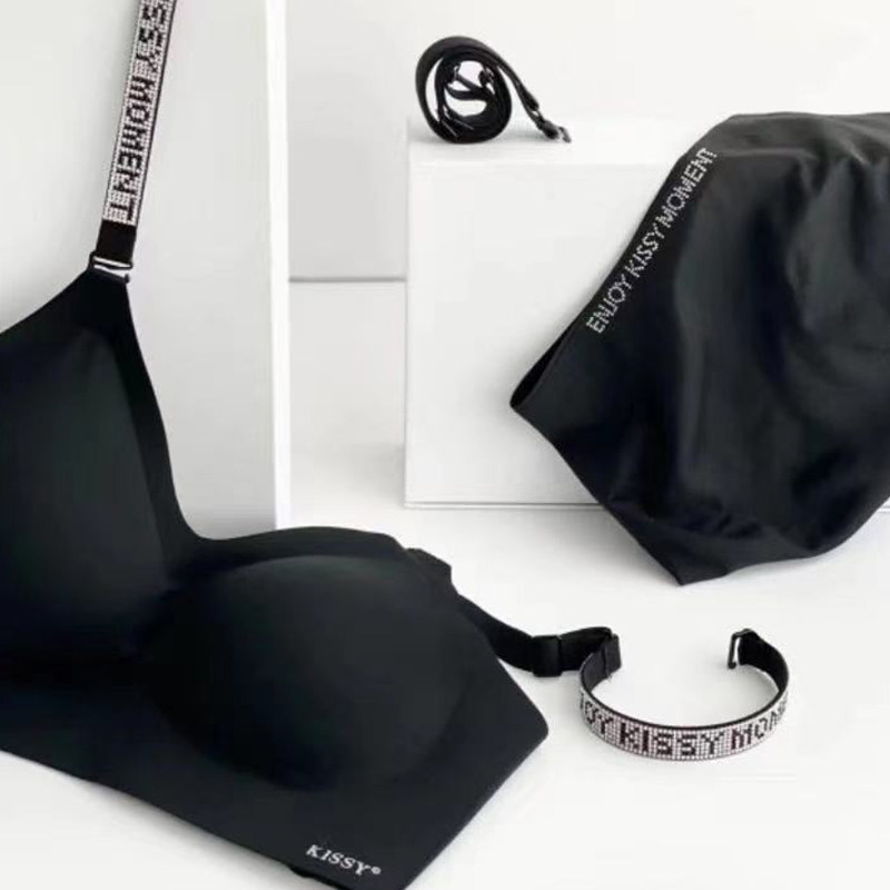 2021新品kissy如吻钻石款交叉美背内衣聚拢无痕瑜伽胸罩运动文胸