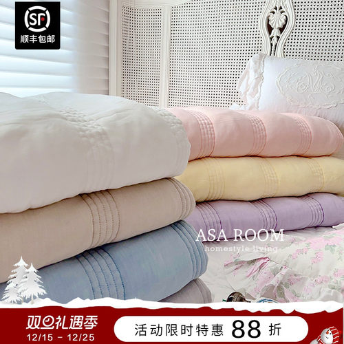 韩国天丝空调被薄被可机洗