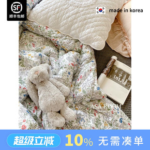 淡雅花纹被子 ASAROOM 韩国正品 被 四季 亲肤柔软 现货 莫代尔
