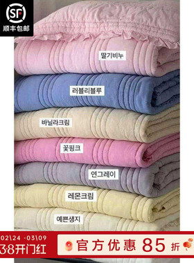 现货▲ 店主&小美自留 韩国ASAROOM纯棉高密度秋季空调被 可机洗