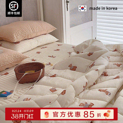 韩国莫代尔100%薄被夏季空调被