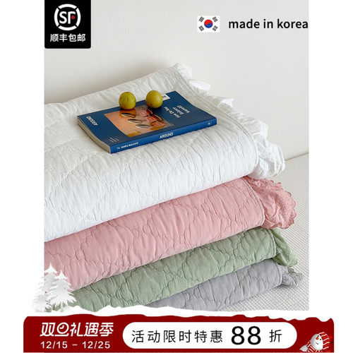 ASAROOM纯棉韩国柔软床单床盖