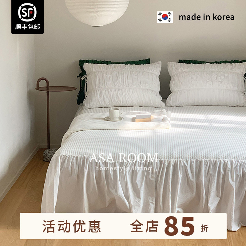 床裙遮丑神器纯棉防滑