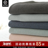 现货 店主自留6张 asaroom韩国纯棉绗缝床盖天然染色木花棉床单